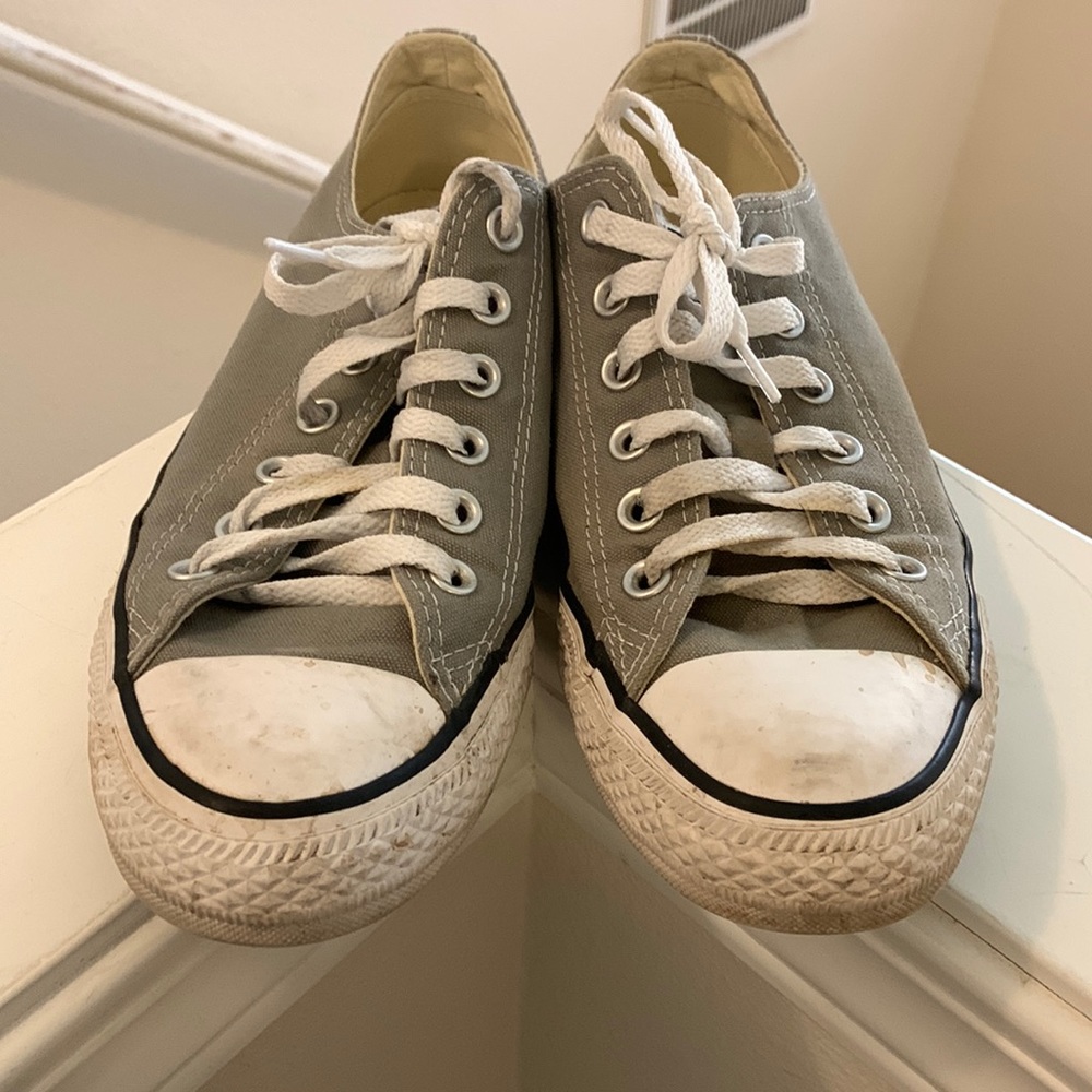 Converse, worn.